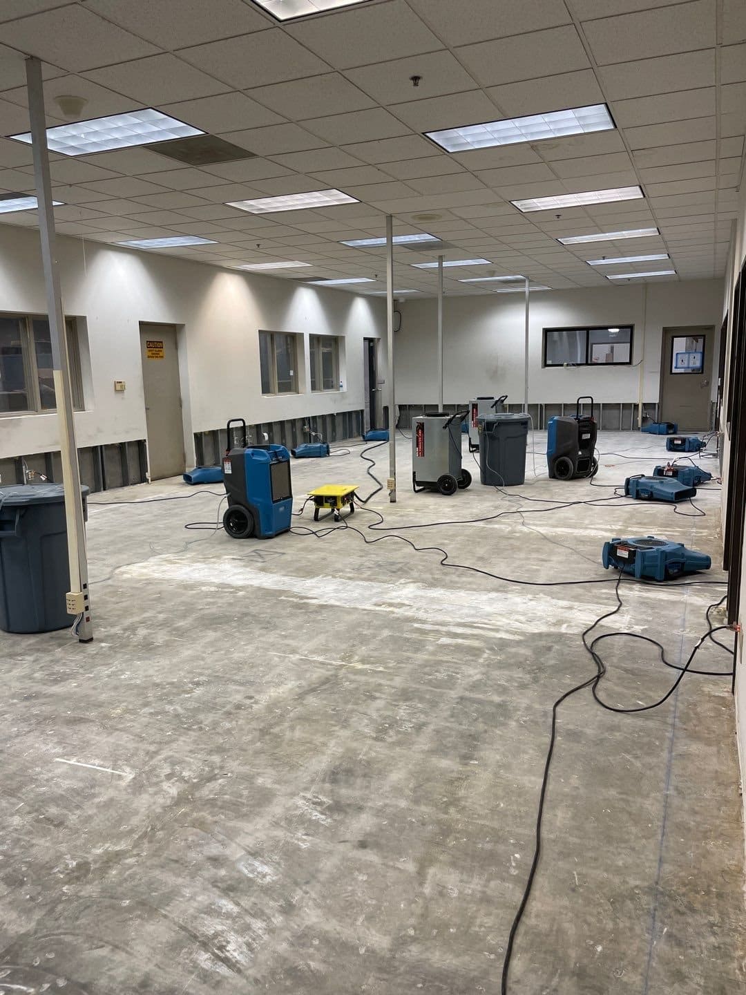 Resoration Solutions Commercial Water Damage Project