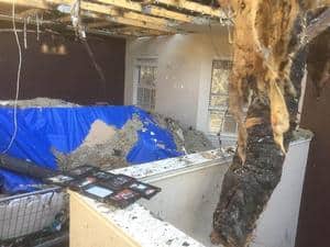 Restoration Solutions Storm Damage project