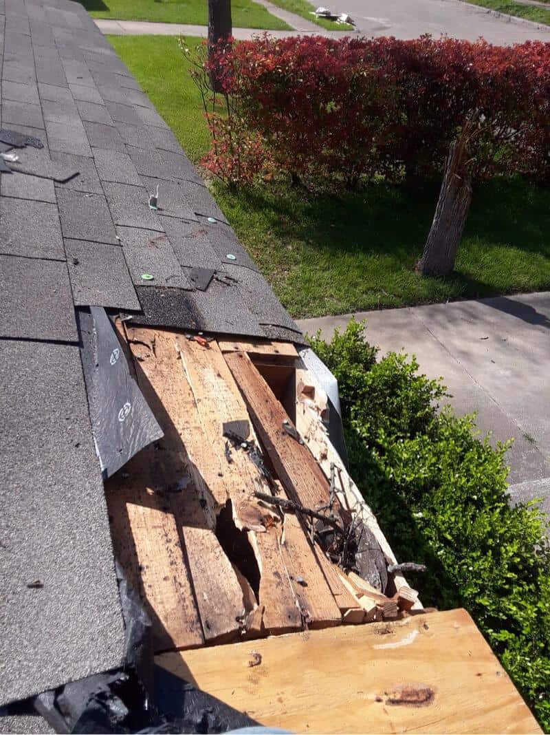 Restoration Solutions Storm Damage Roof Project