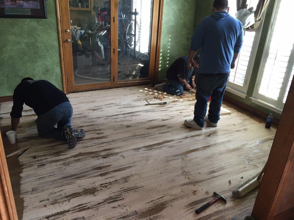 Restoration Solutions Water Damage Flooring Project